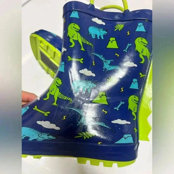 Dinesours kids rain boots size 13 new - Picture 4 of 6